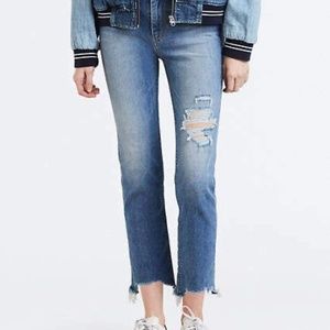 Levi's 724 High Rise Straight Crop - Women's Size 30